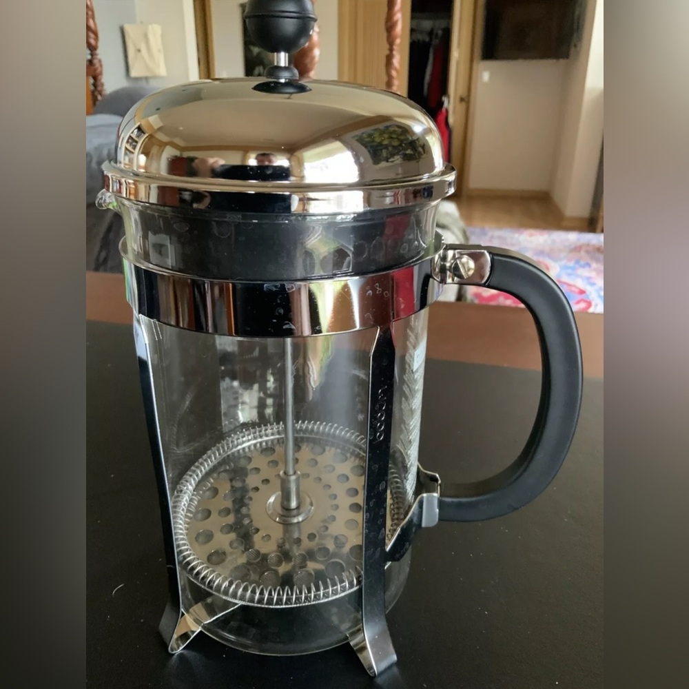 Bodum Chambord 4 cup chrome French press coffeee maker